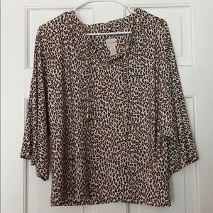 CHICO’s women’s leopard top